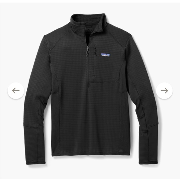 Patagonia Other - Patagonia Men's Black Waffle Knit R1 Pullover - Size S